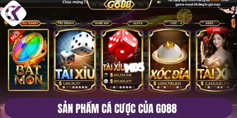 Sản phẩm cá cược của Go88