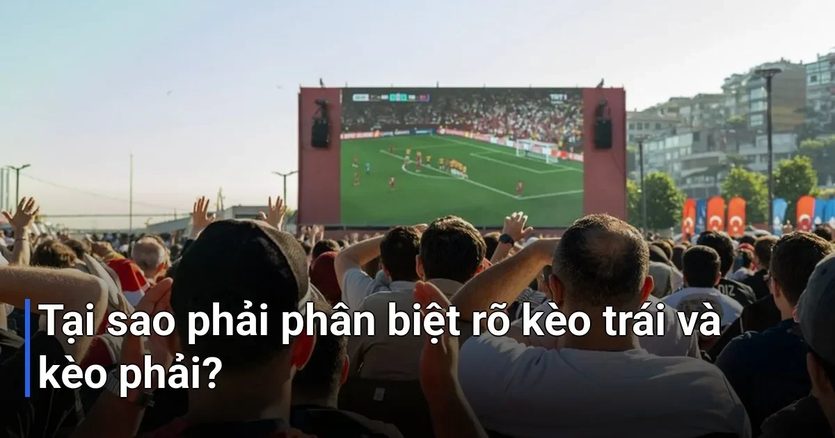 Nhiều bạn nghĩ rằng chỉ cần biết đội nào mạnh hơn là đủ - kèo trái và kèo phải nghĩa là gì